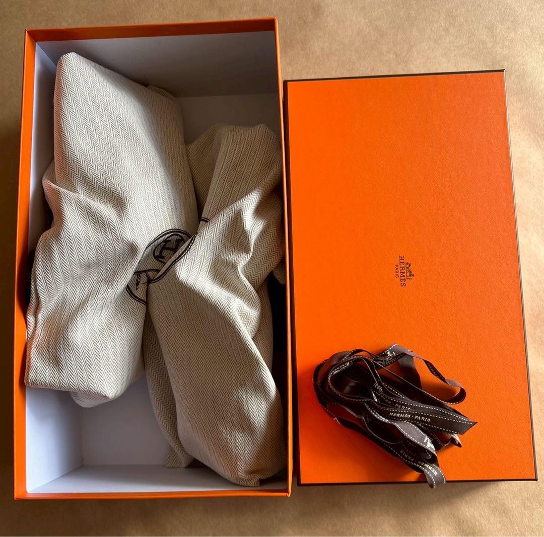 【美品】エルメス HERMES シプレ 37 サンダル ベージュ シェーヴル