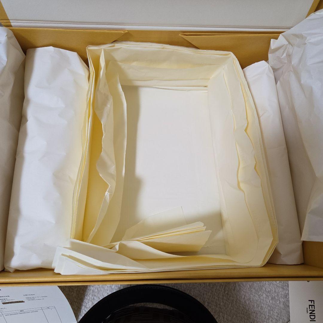 FENDI フェンディ モン トレゾール ブラウンレザー ミニバッグ