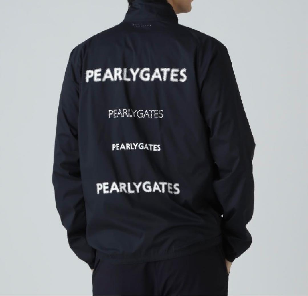 新品 パーリーゲイツ FLEX-IEDストレッチフルジップブルゾン(5)L/紺