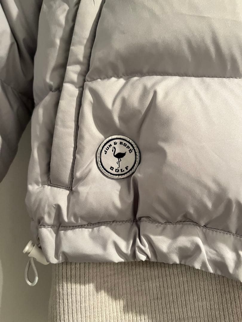 JUN&ROPE グレー ダウンジャケット