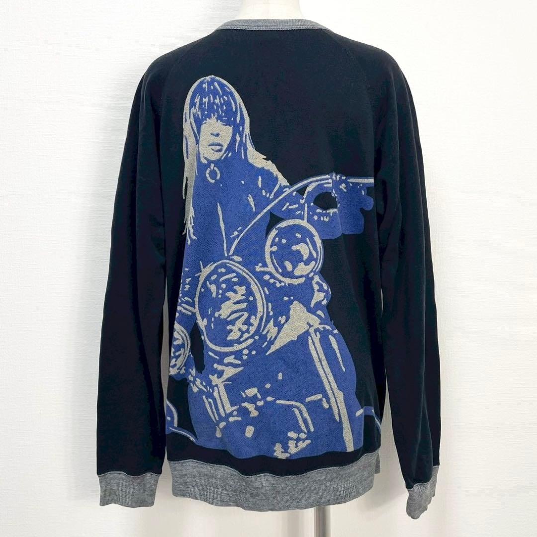 y2k❤️00s HYSTERIC GLAMOUR バイクガール スウェット