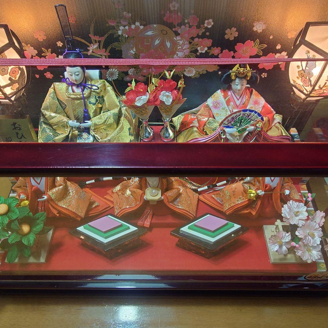 おひなさま　芥子親王柳官女　ケース入り