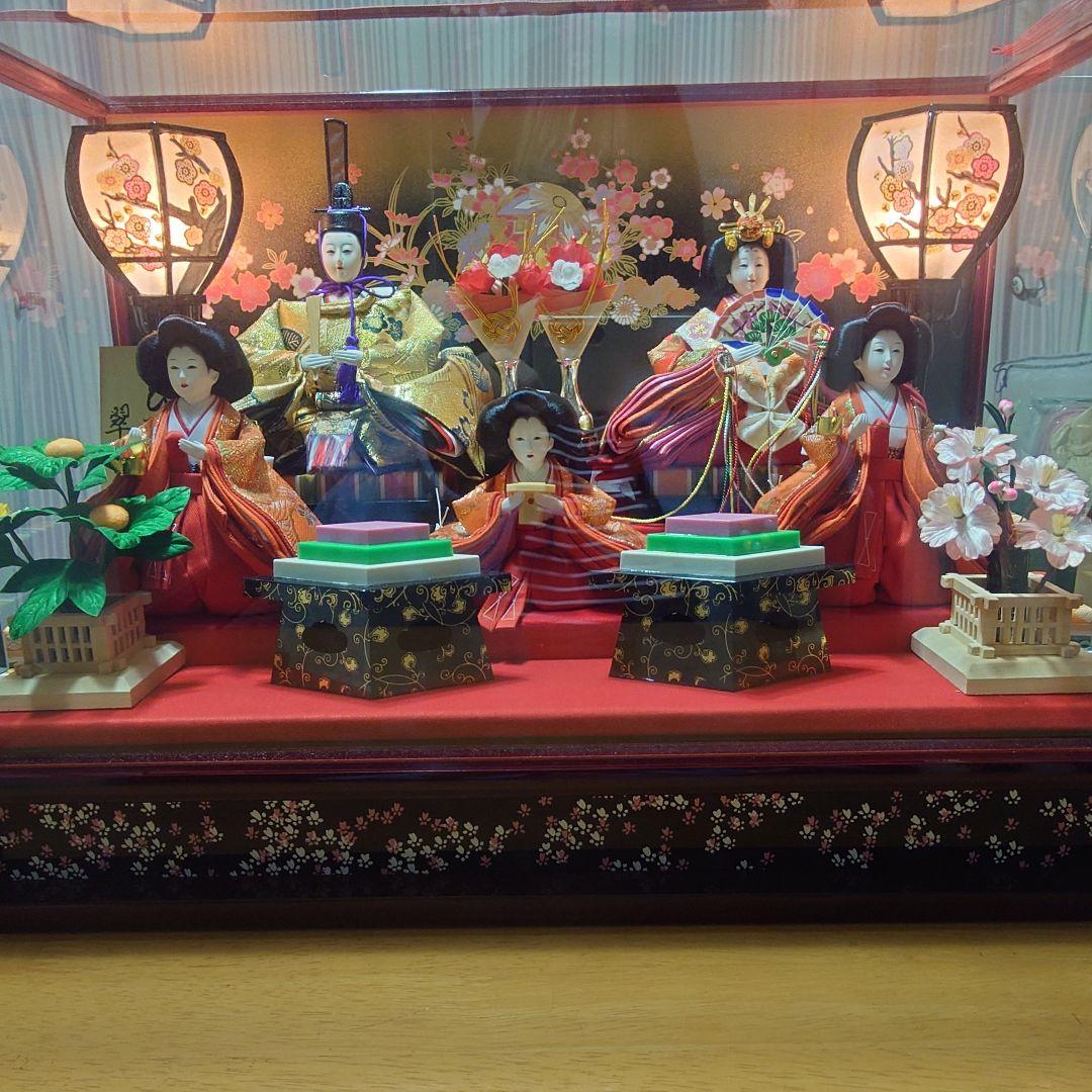 おひなさま　芥子親王柳官女　ケース入り