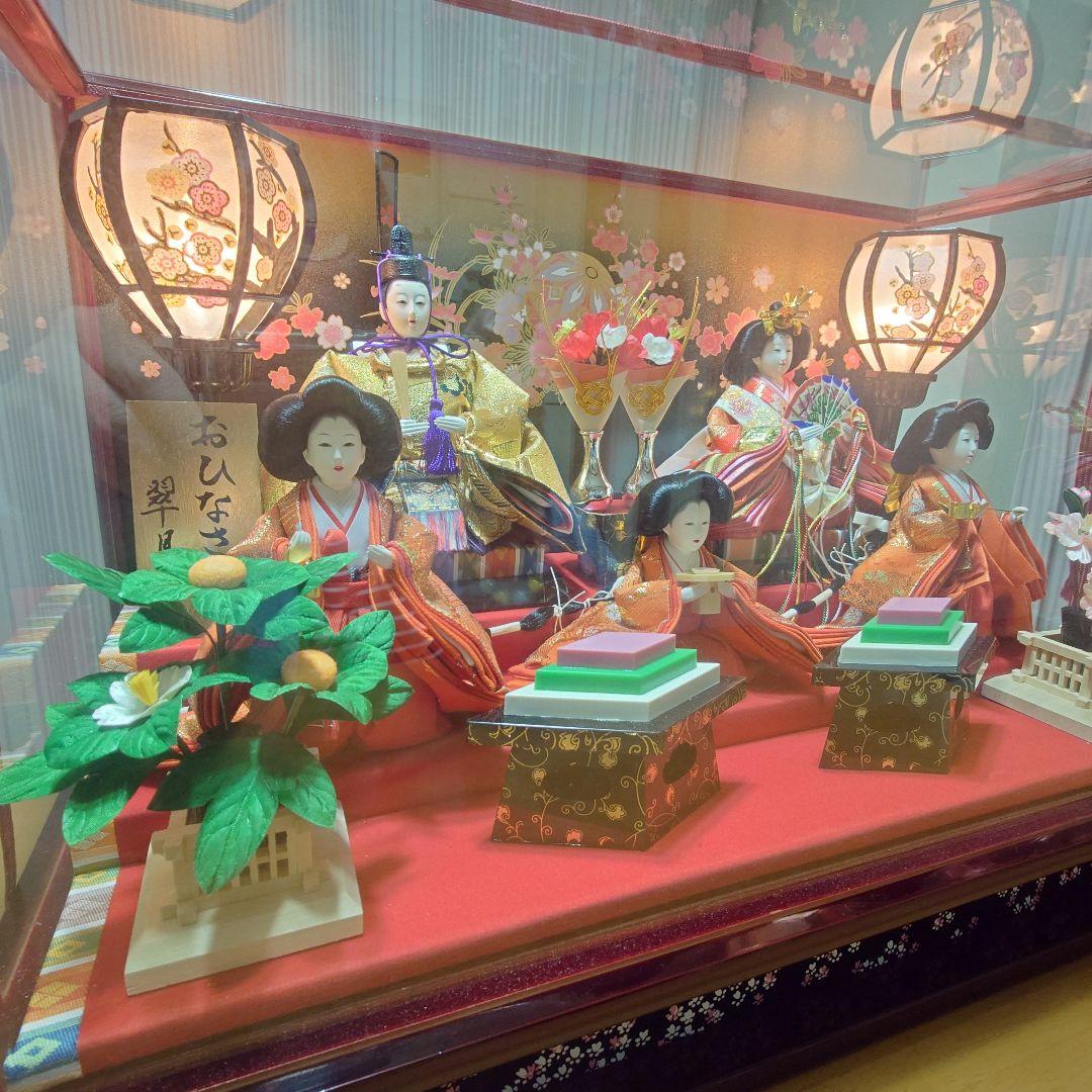 おひなさま　芥子親王柳官女　ケース入り