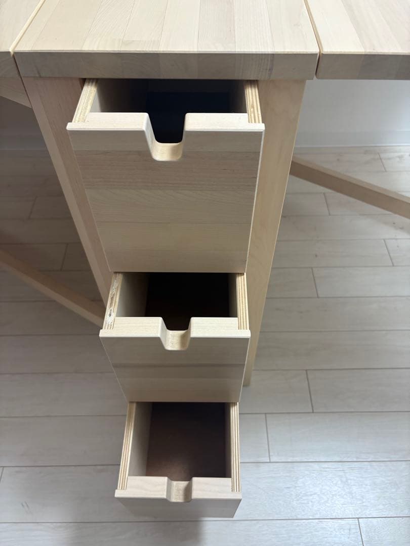 【美品】イケア IKEA NORDEN ノールデン ゲートレッグテーブル