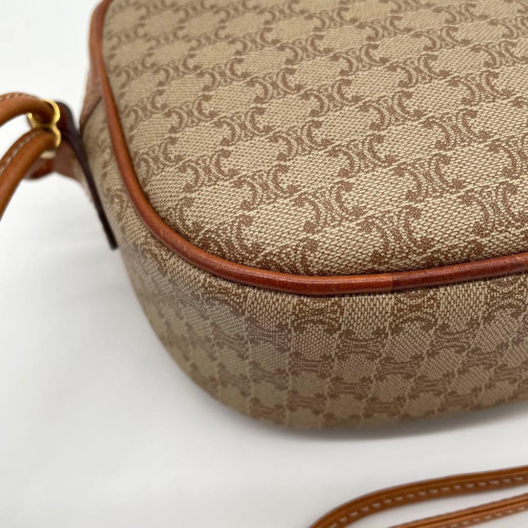 【美品】オールドセリーヌ　ショルダーバッグ　マカダム　ヴィンテージ　トリオンフ