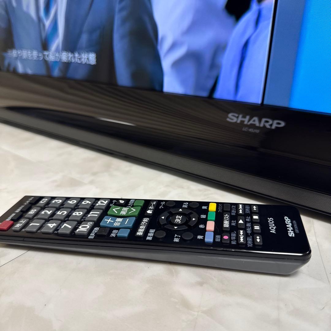SHARP AQUOS 40V型液晶テレビ ローボードタイプ 長時間録画対応
