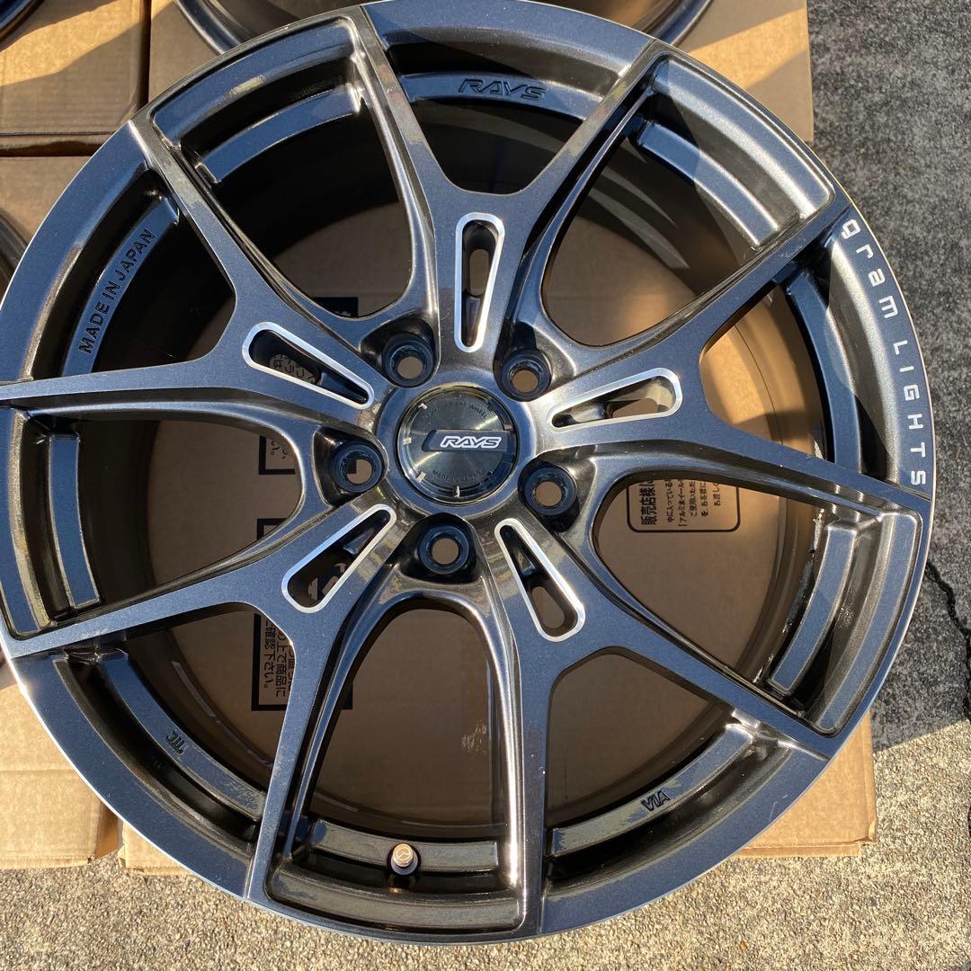 ◇中古RAYSグラムライツ GL-57FXZ 18インチ 5H/114.3 4本