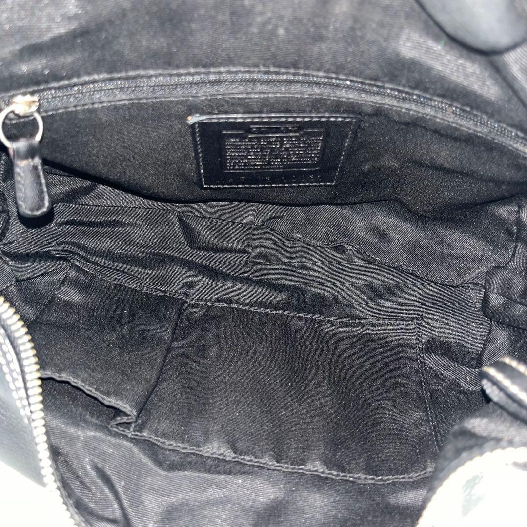 バッグ old coach shoulder bag hobo black y2k