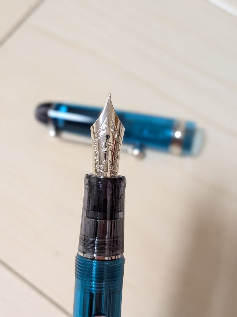 パイロット 万年筆 カスタム74 ターコイズグリーン F【土日限定価格】