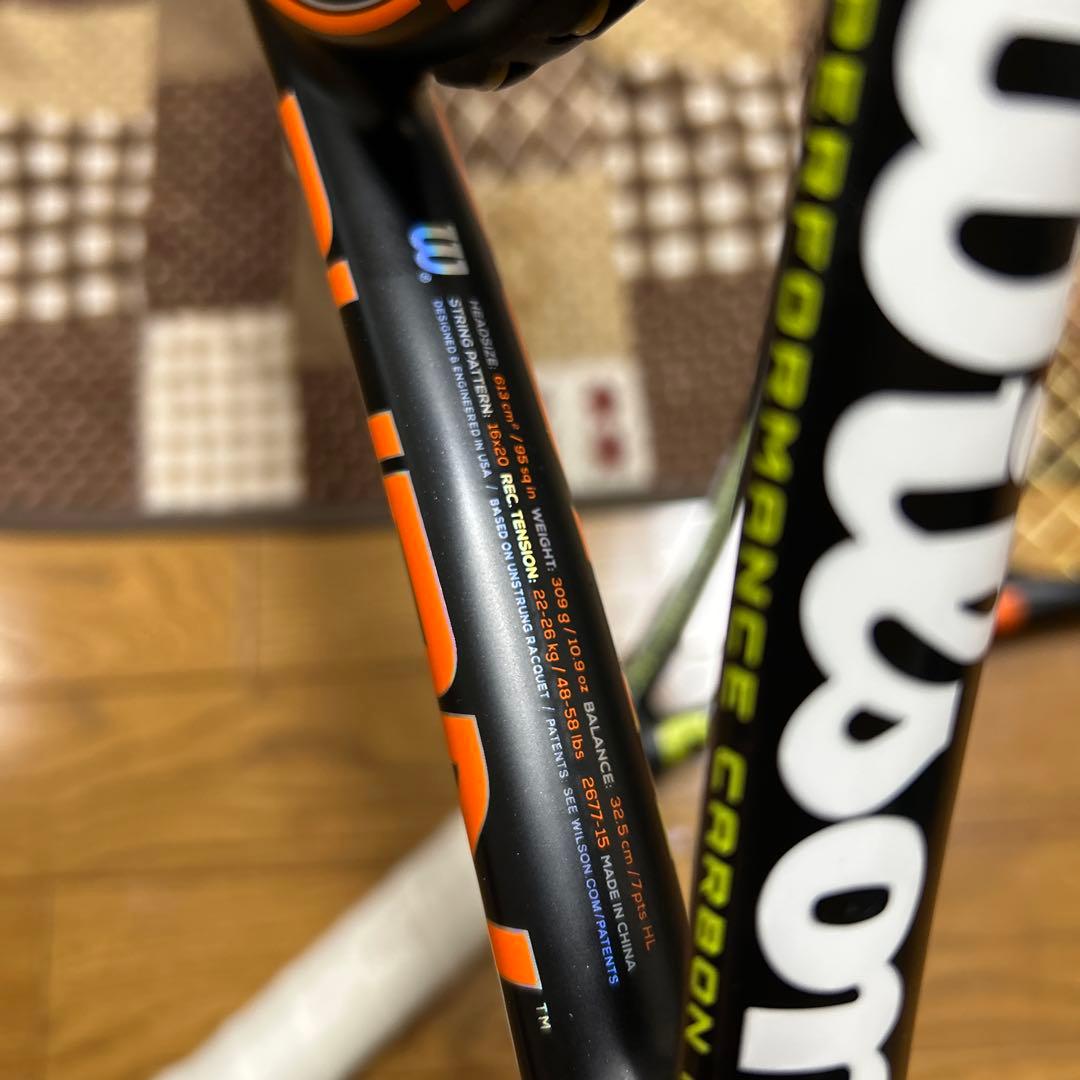 Wilson burn95 ラケット 2本セット