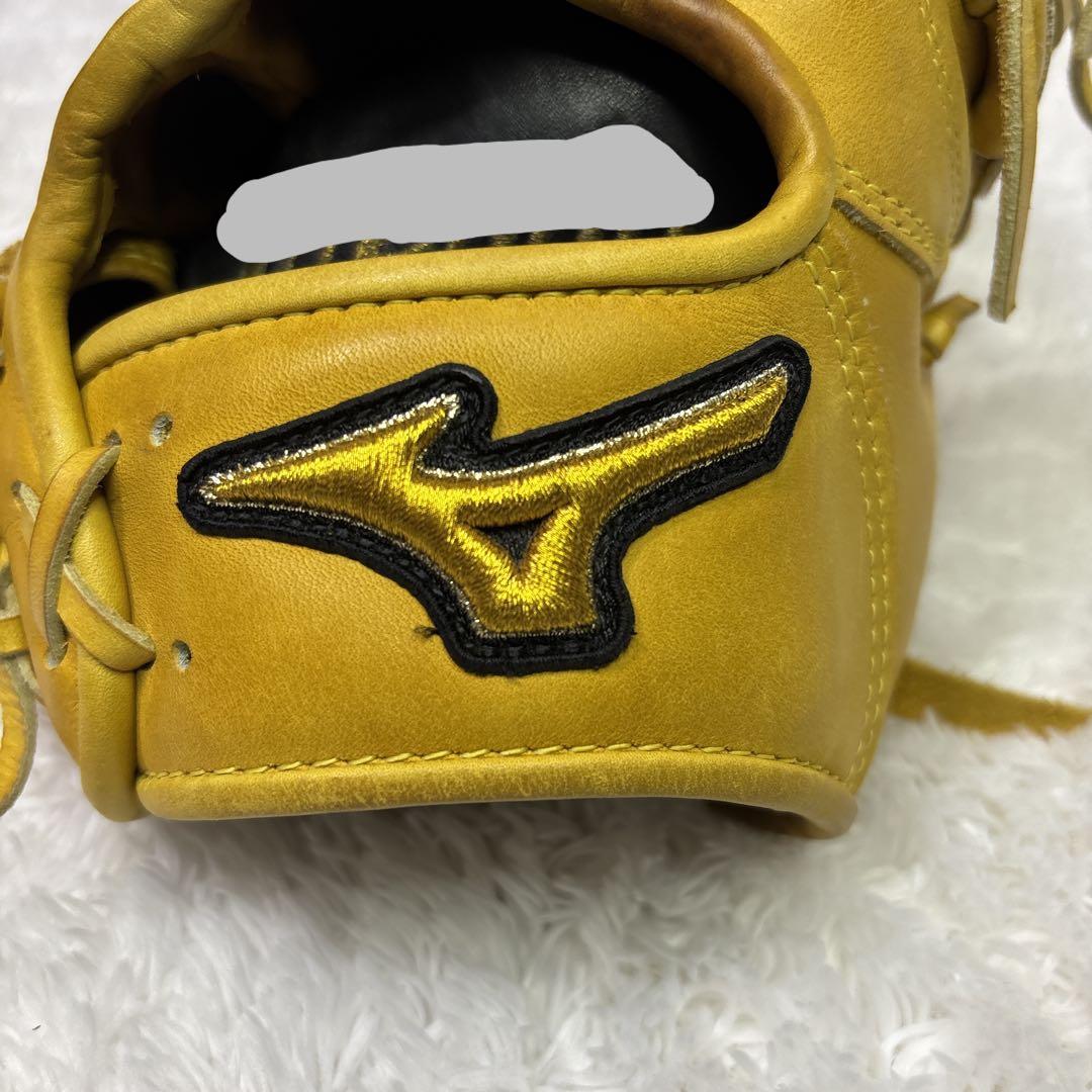 Mizuno Pro ミズノプロ 軟式グローブ 一般用　内野手　刺繍入り