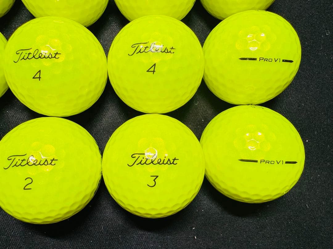 最新 タイトリストPRO V1 2025年モデル 20個　　イエロー