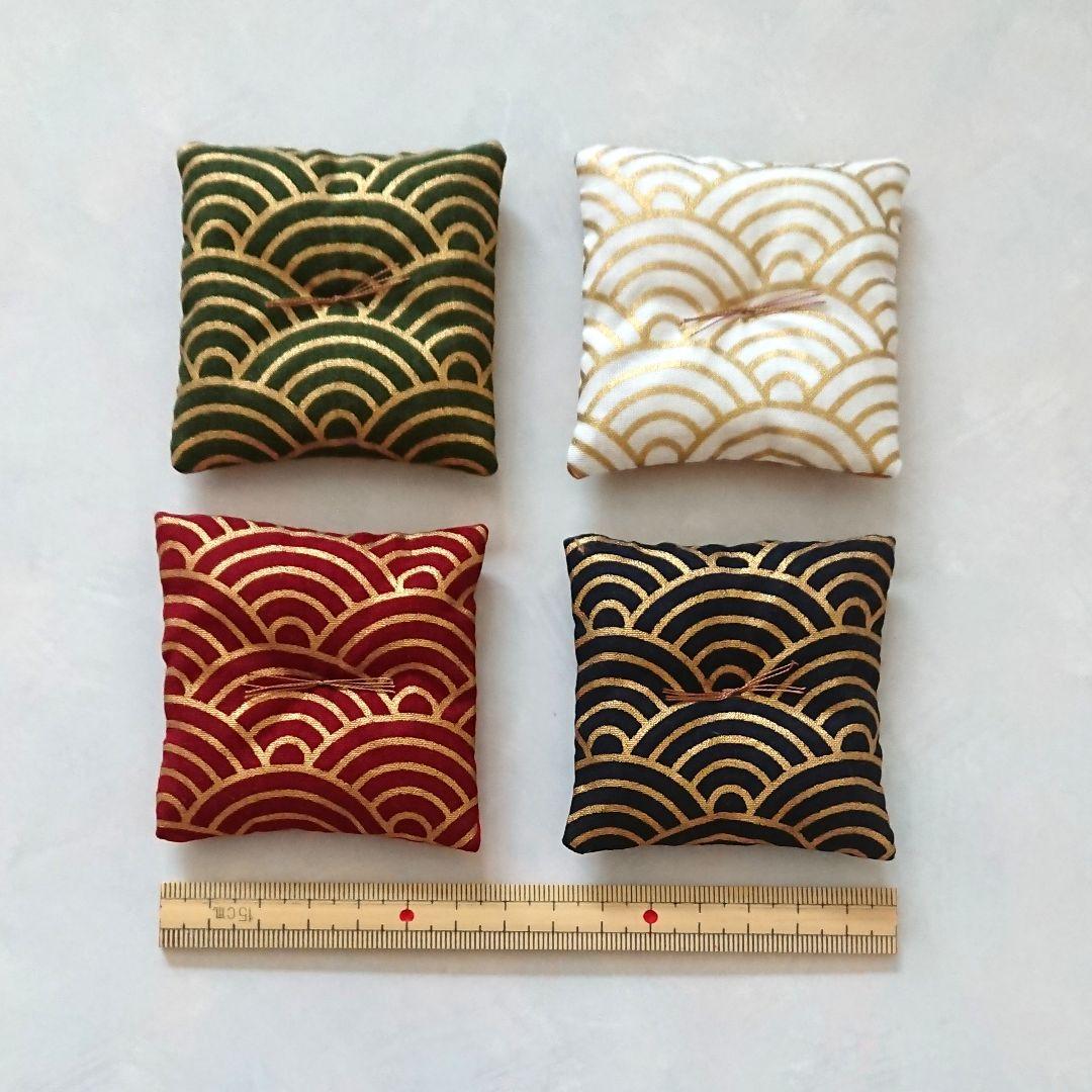★オーダーページ★ ミニ座布団「青海波」置物用 ハンドメイド ミニチュア