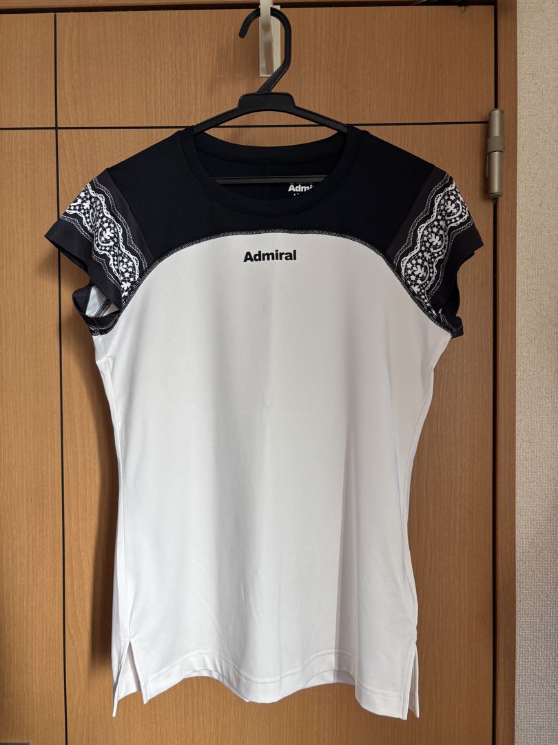 Admiral ホワイト✖️ブラック レース柄トップスとスコートセット