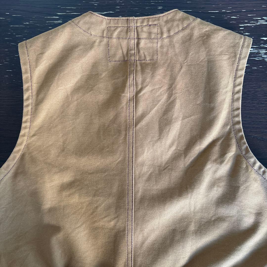 シュガーケーン SUGAR CANE 13oz ブラウンダック ワーク ベスト