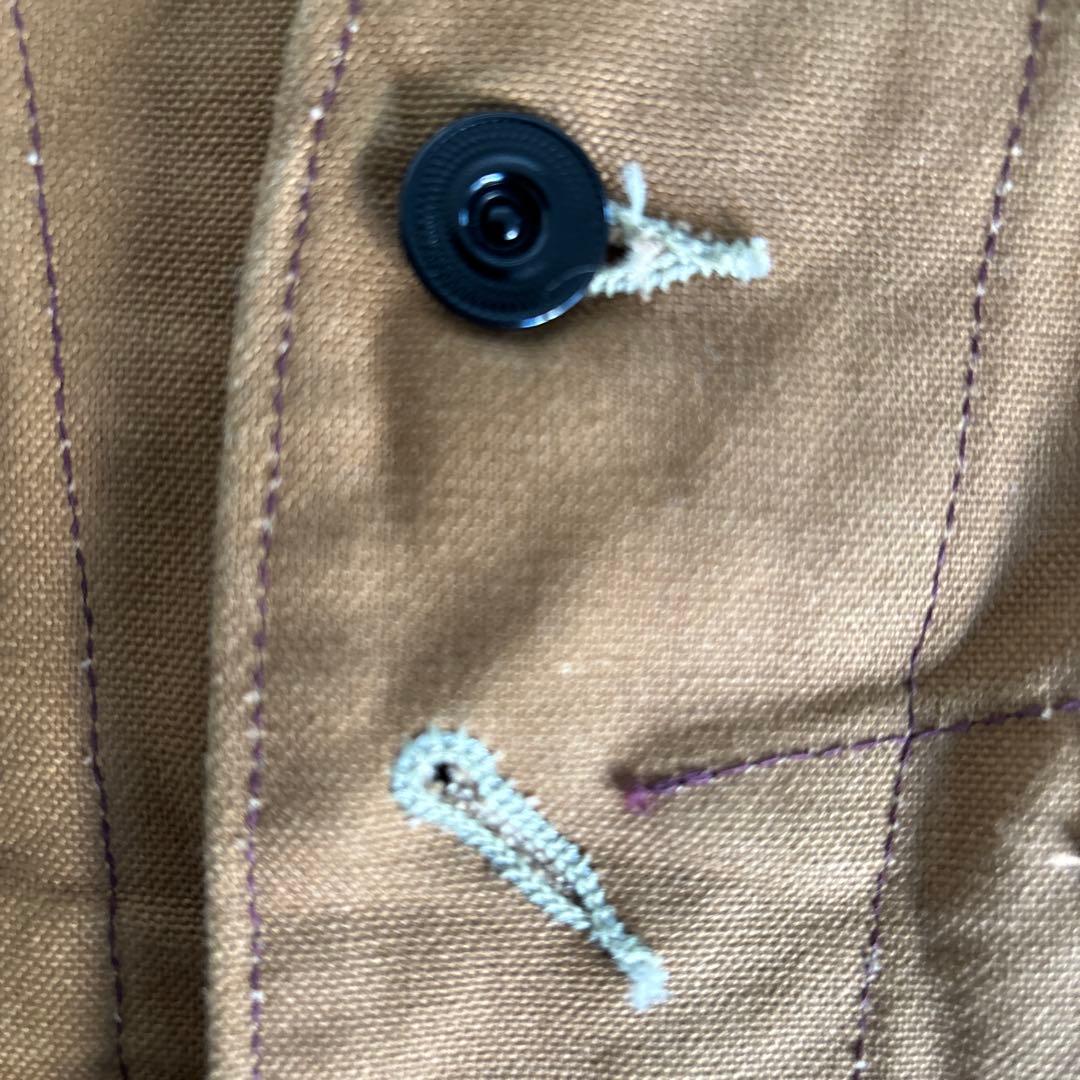 シュガーケーン SUGAR CANE 13oz ブラウンダック ワーク ベスト