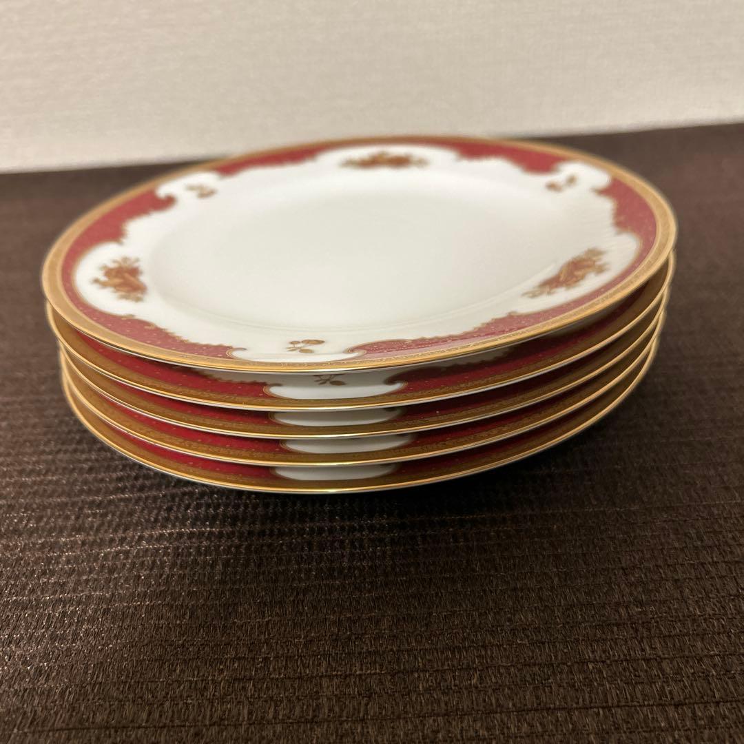 大倉陶園　リミテッドエディション　マロン　金彩金蝕　デザートプレート　20cm