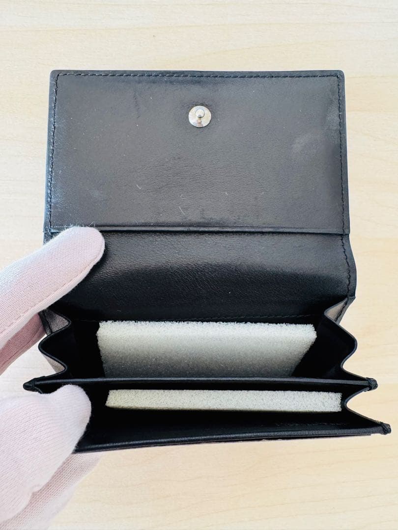 新品☆ Paul Smith 名刺入れ☆マーケトリーラビット☆ブラック