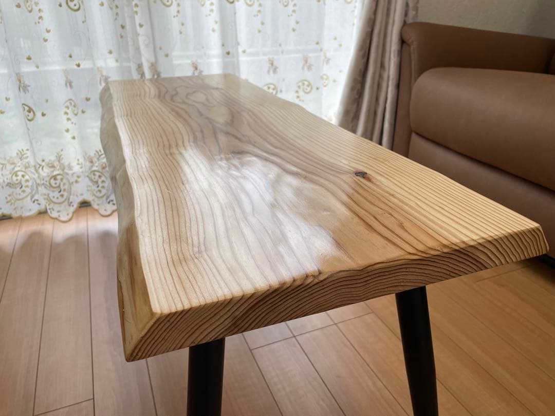 一枚板テーブル　新品未使用品　無垢　コーヒーテーブル