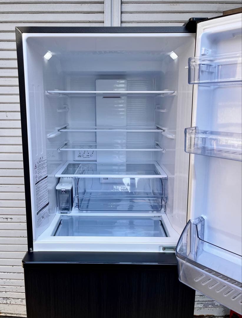 ① 23年製　AQUA ノンフロン冷凍冷蔵庫 AQR-V37P(K) 368L