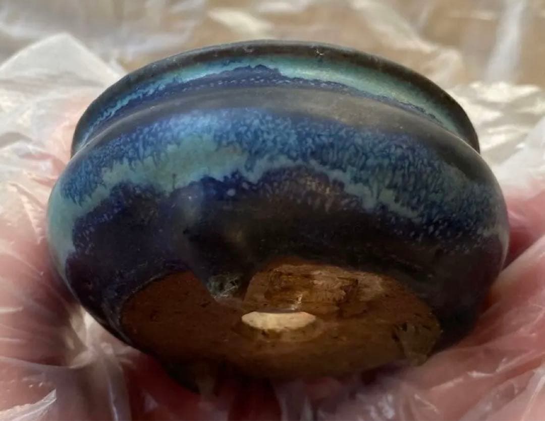 陶翠　緑寿庵　(D) 盆栽鉢　ミニ盆栽鉢　(A13)