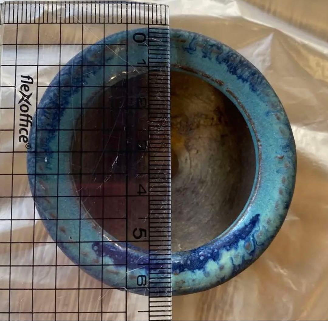 陶翠　緑寿庵　(D) 盆栽鉢　ミニ盆栽鉢　(A13)