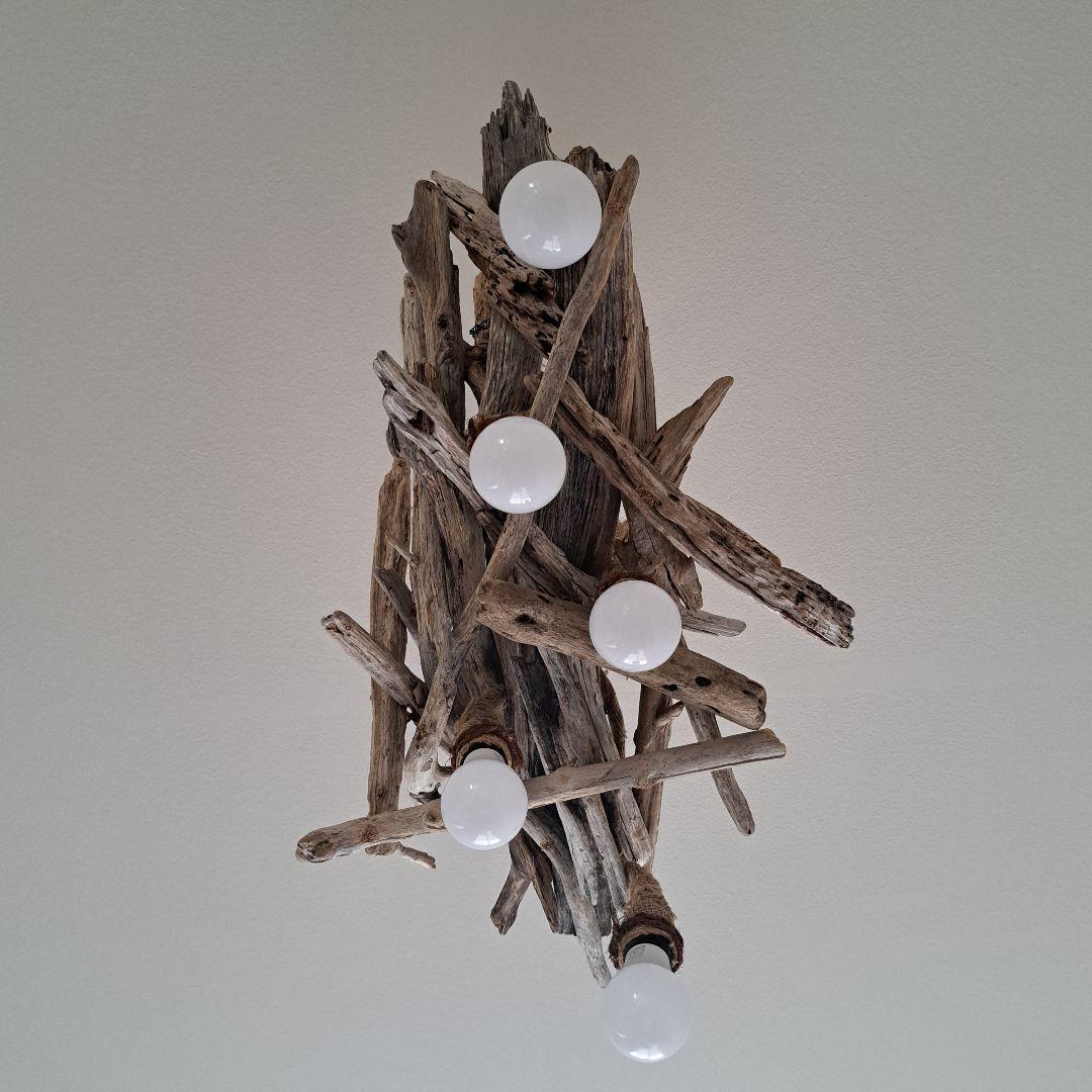 NO.L280 流木ペンダントライト 5灯　LED60W相当×5灯付　20帖OK