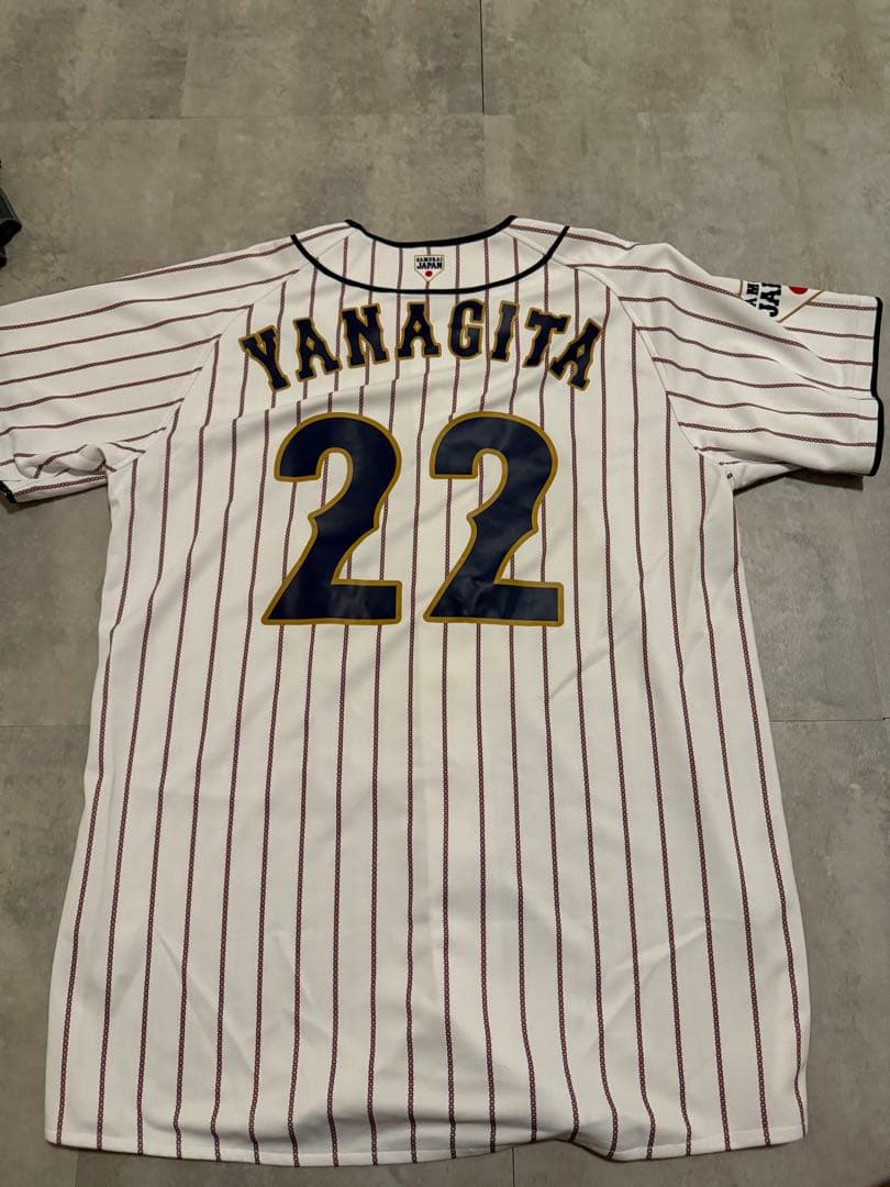 柳田悠岐 侍ジャパン ユニフォーム　背番号22 日本代表 M