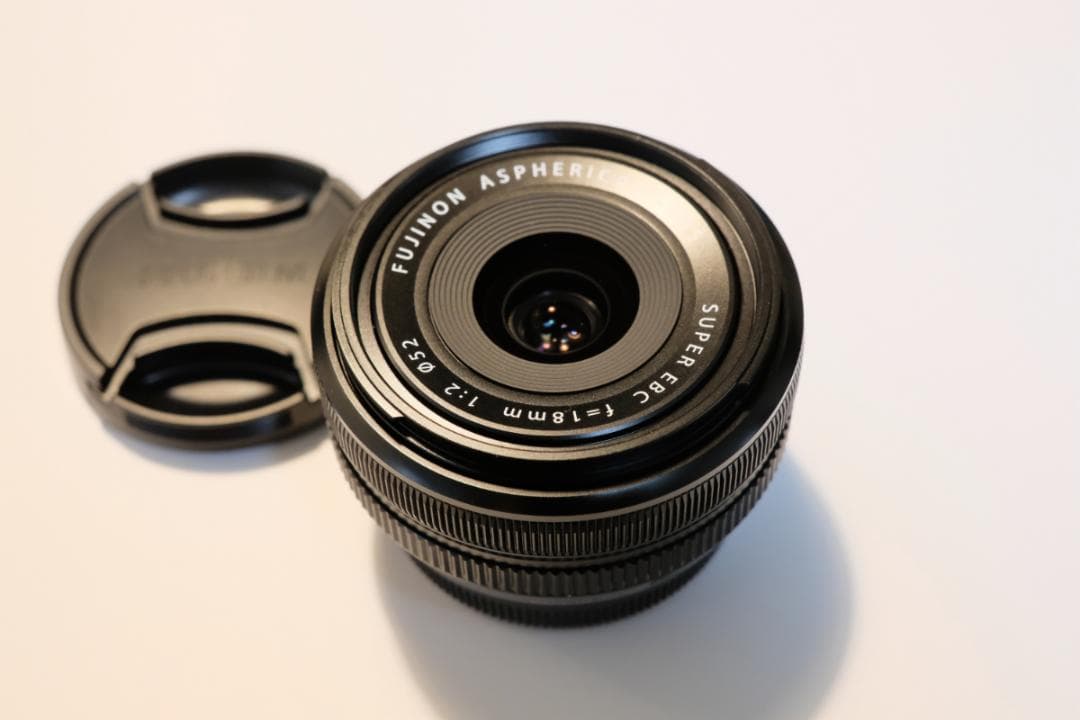 富士フィルム　広角レンズ FUJINON XF18mm F2R 保護フィルター付