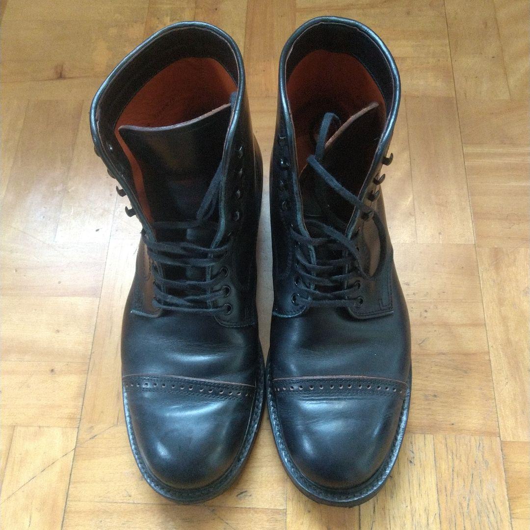 WEELROBEキャップトゥレ―スアップブ―ツ(BLACK)サイズ:約24.5㎝