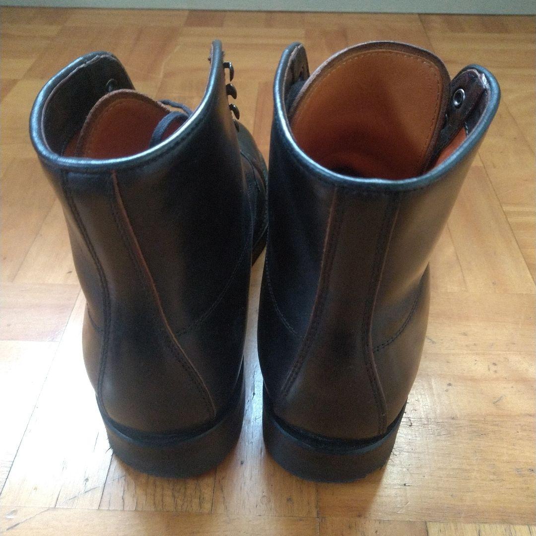 WEELROBEキャップトゥレ―スアップブ―ツ(BLACK)サイズ:約24.5㎝