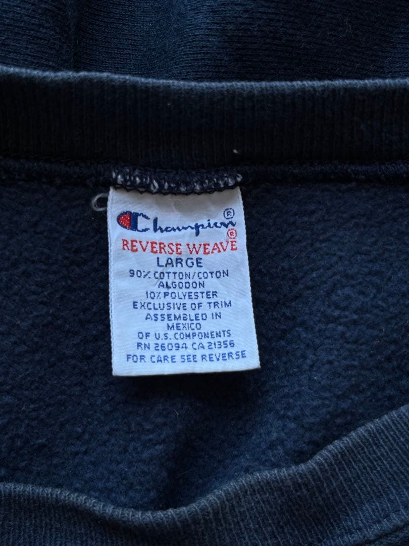 90s champion reverse weave 目無し ネイビー