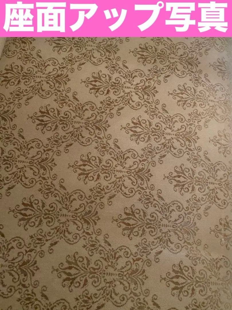 希少♦️ロココ ヴィンテージ 高級 ベルベット ラブソファ♦️ダマスク柄♦️送料込