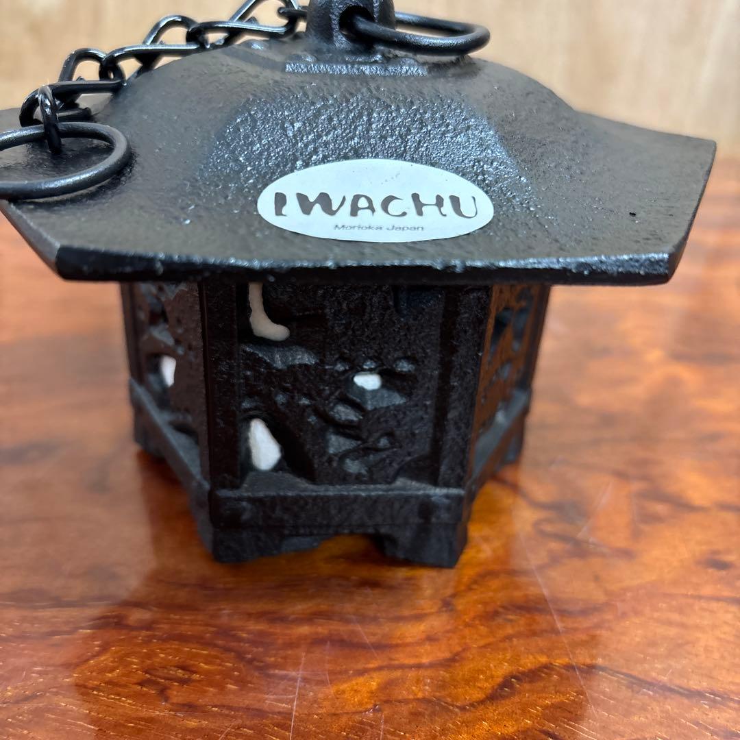 IWACHU 六角形 風鈴　南部鉄器　0119o50