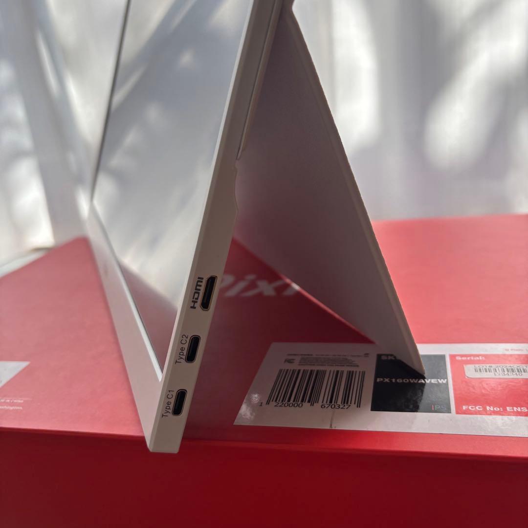 Pixio モニター本体 ケーブル、アダプター付き