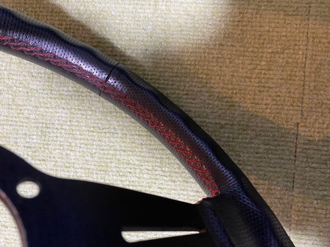 24時間限定価格NARDI ナルディステアリング360mmレザー張替カスタム品