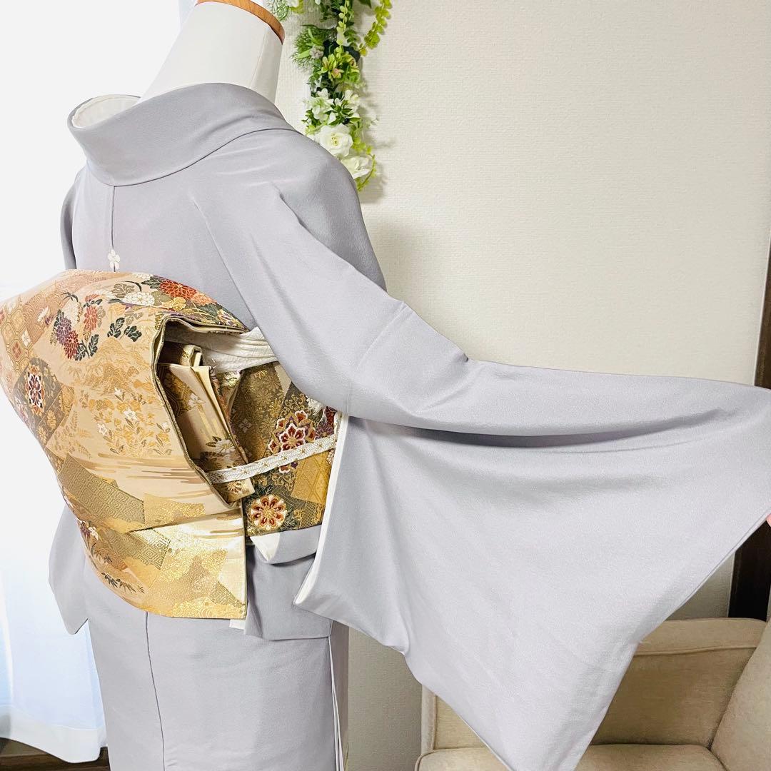 色留袖 親族 結婚式 披露宴 袋帯 フルセット 袷 着物 和装 ウェディング