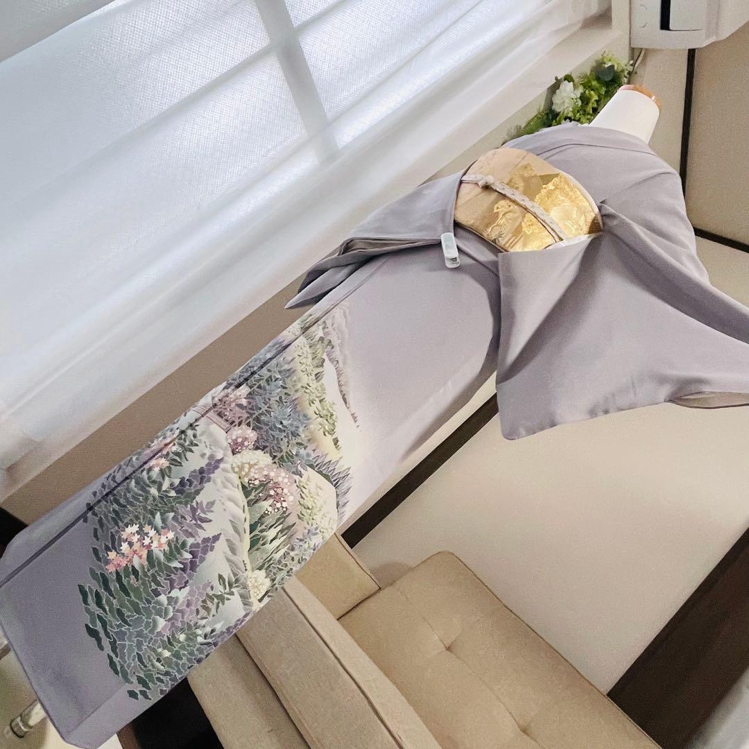 色留袖 親族 結婚式 披露宴 袋帯 フルセット 袷 着物 和装 ウェディング