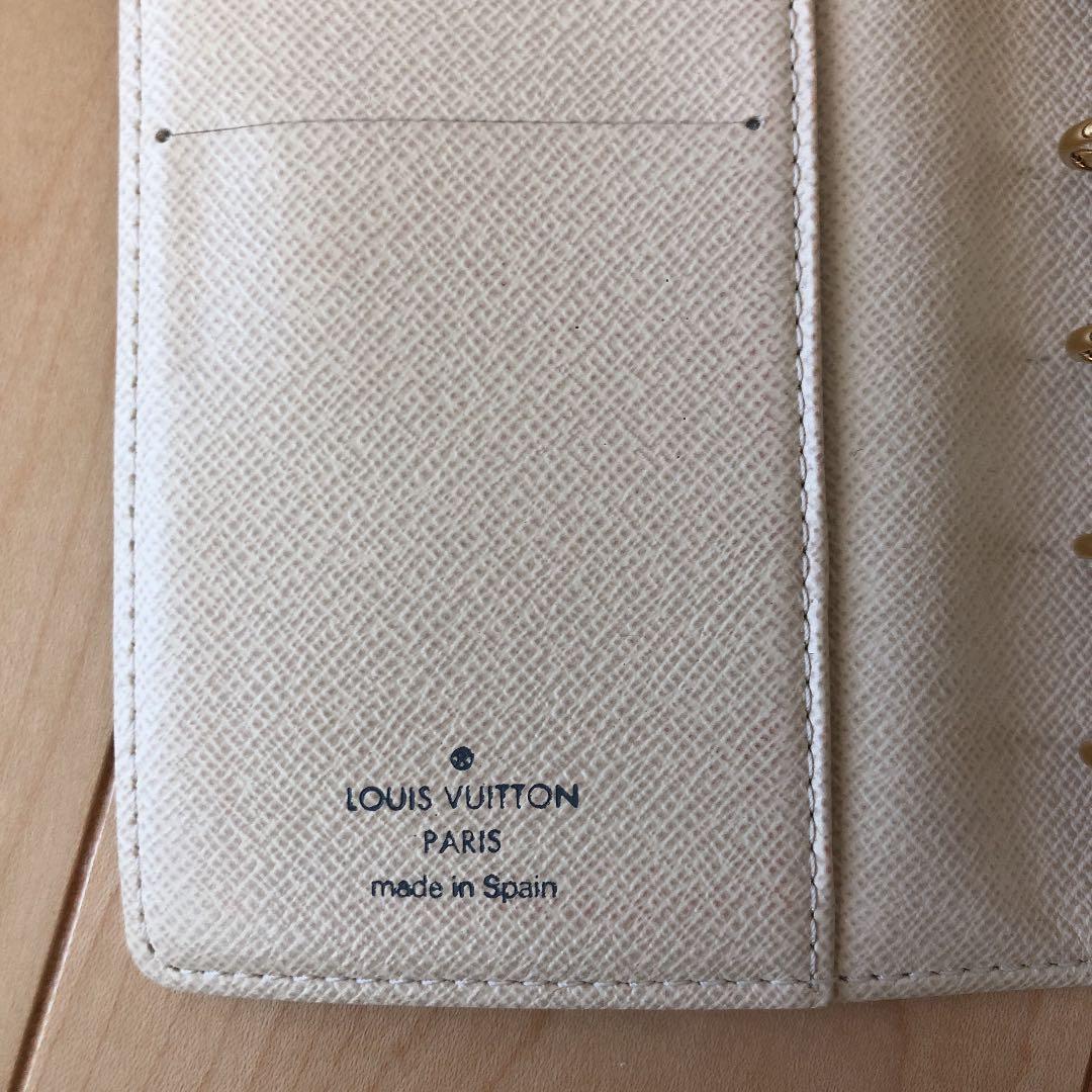 【ルイヴィトン】アジェンダPM ダミエアズール　手帳カバー