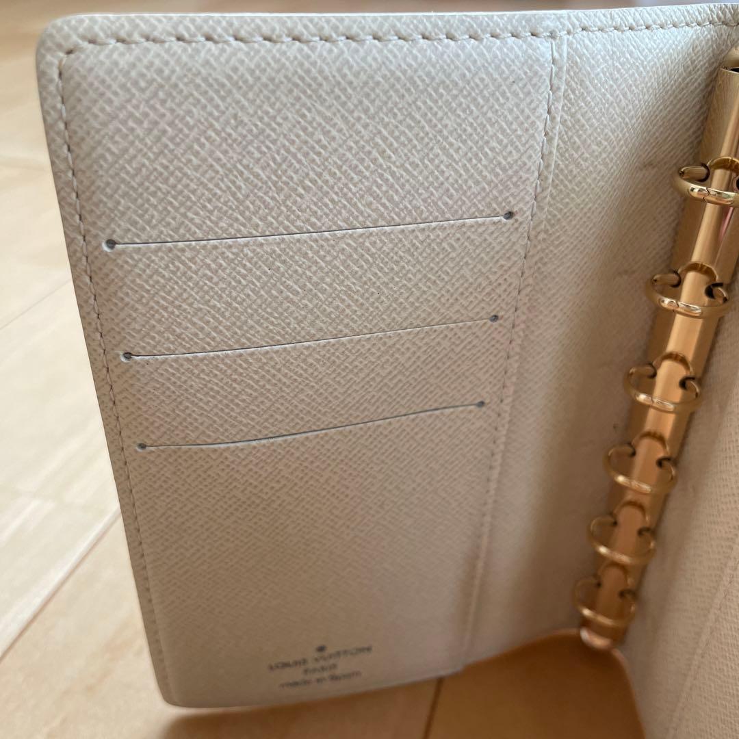 【ルイヴィトン】アジェンダPM ダミエアズール　手帳カバー
