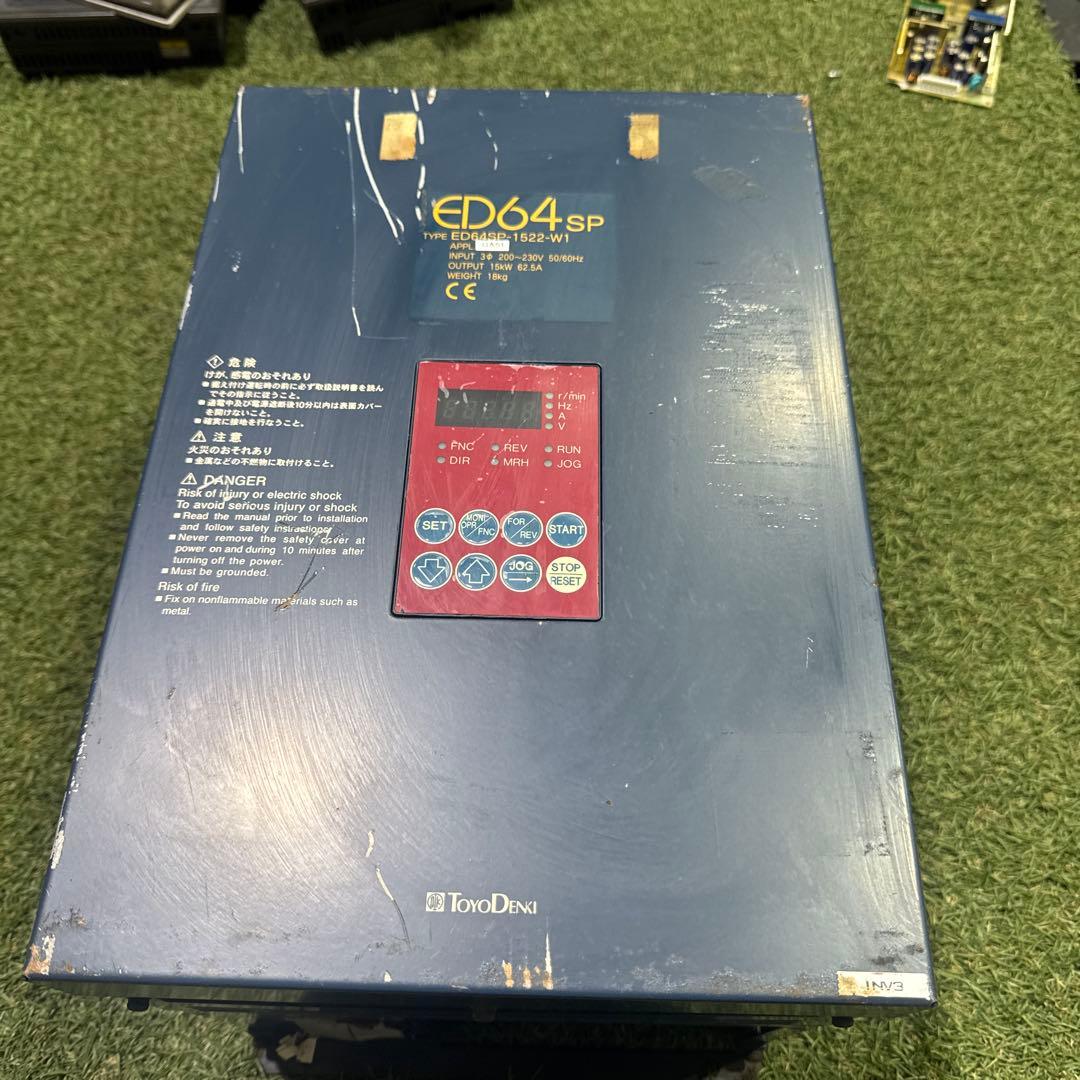東洋電機製造 TOYODENKI ED64SP-1522-W1 インバータ　保証
