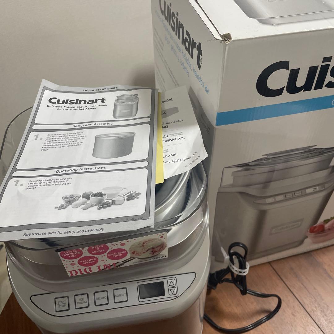 【alfさま】Cuisinart アイスクリームメーカー