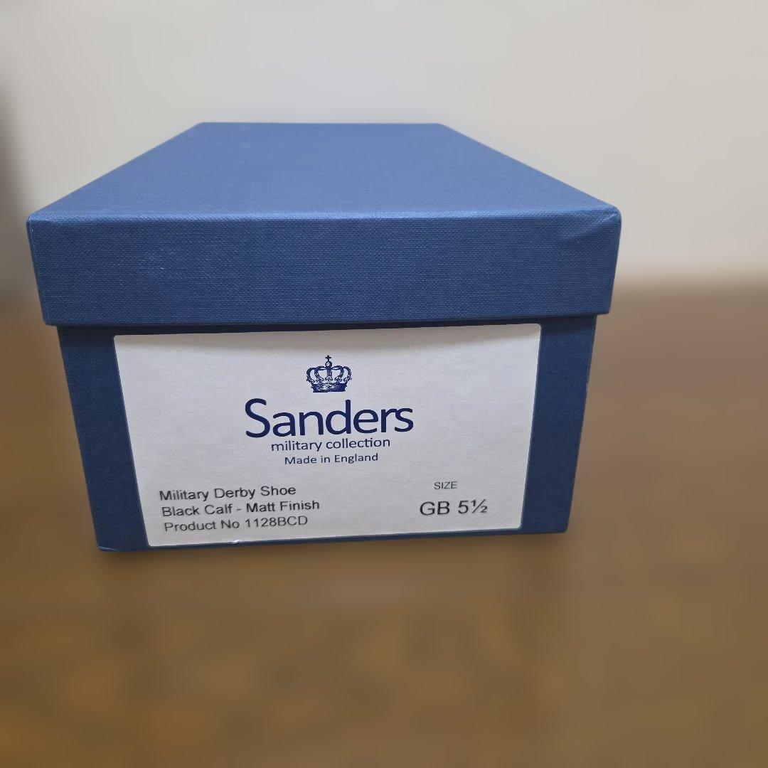 最終値下げ【別注】SANDERS ミリタリーダービー イタリアンカーフUK5.5