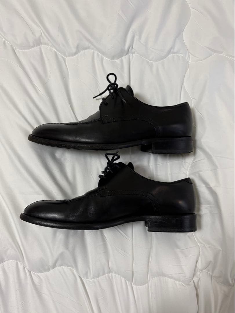 靴 GIORGIO ARMANI U-tip leather shoes