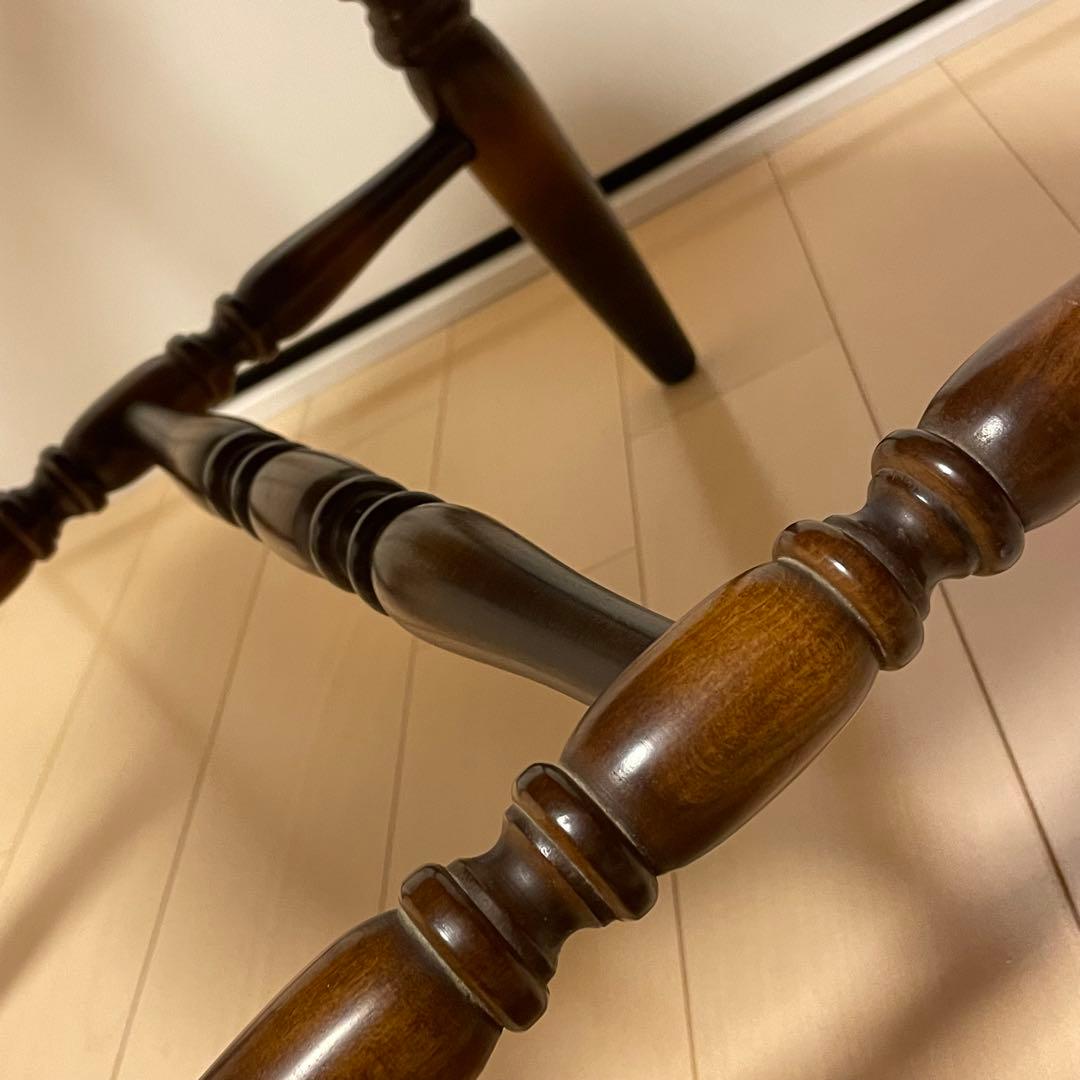 飛騨産業 キツツキマーク ダイニングチェア アームチェア ろくろ脚