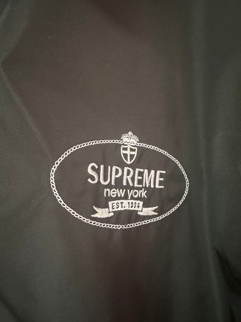 Supreme Crest Coaches Jacket“Black”