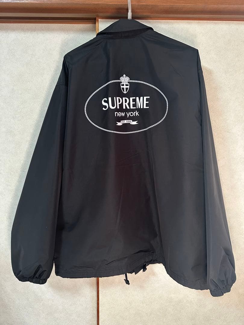 Supreme Crest Coaches Jacket“Black”