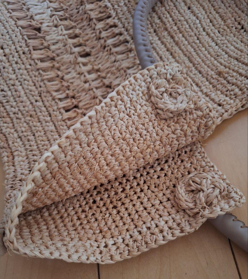 A POINT ETC★アポワンウテセ★ラフィア★かごバッグ