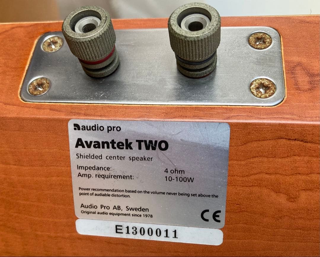 AVANTEK TWO audio pro センタースピーカー